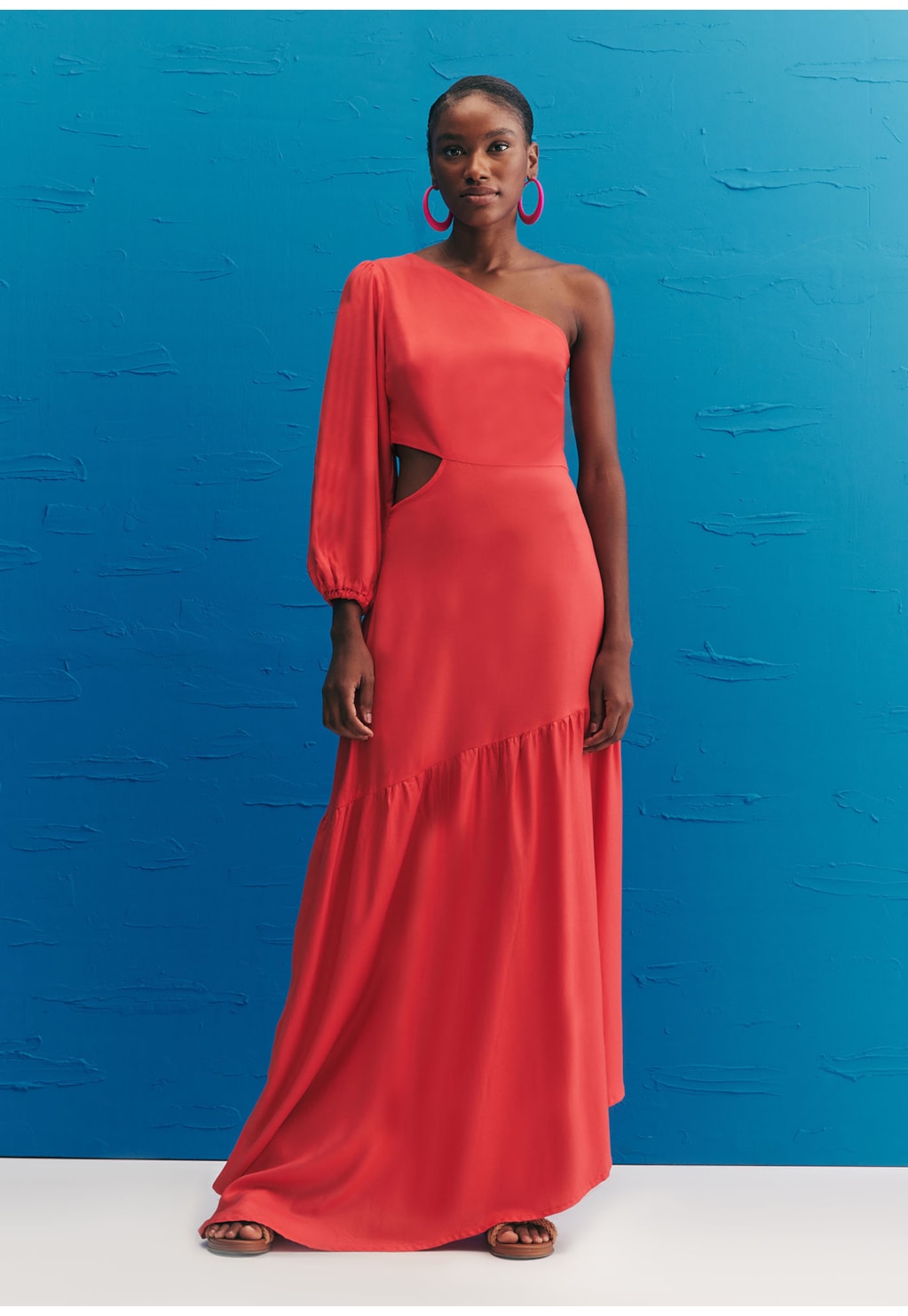 Vestido Longo Ombro Só