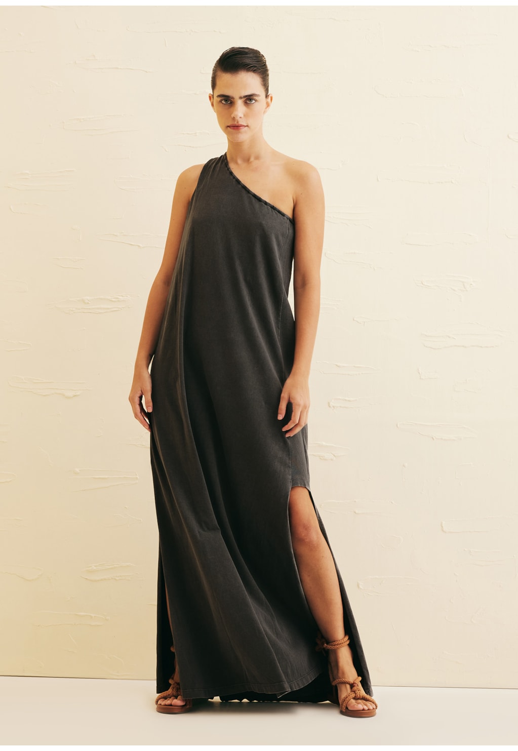 Vestido Longo Ombro Só 