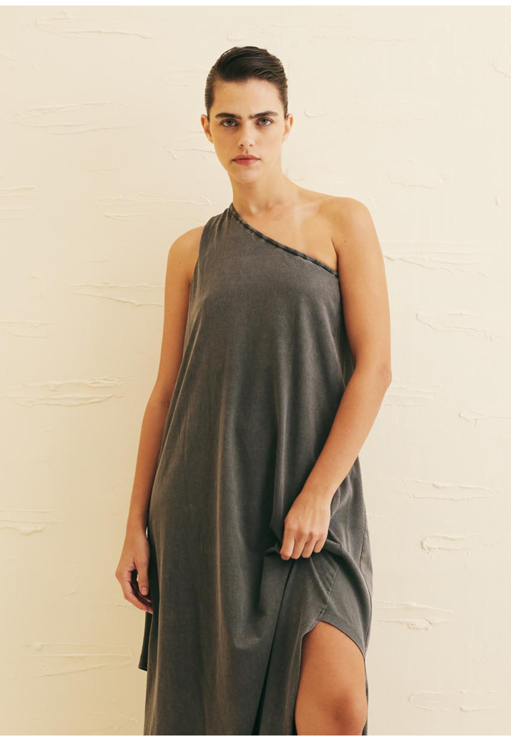 Vestido Longo Ombro Só 