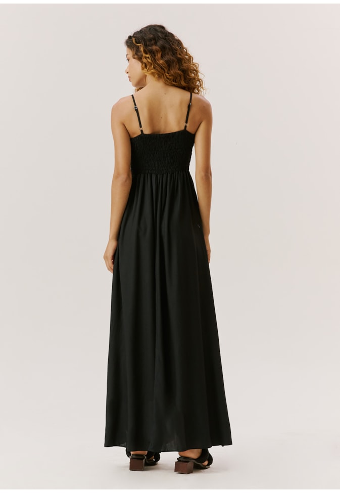 Vestido Longo Pala Lastex