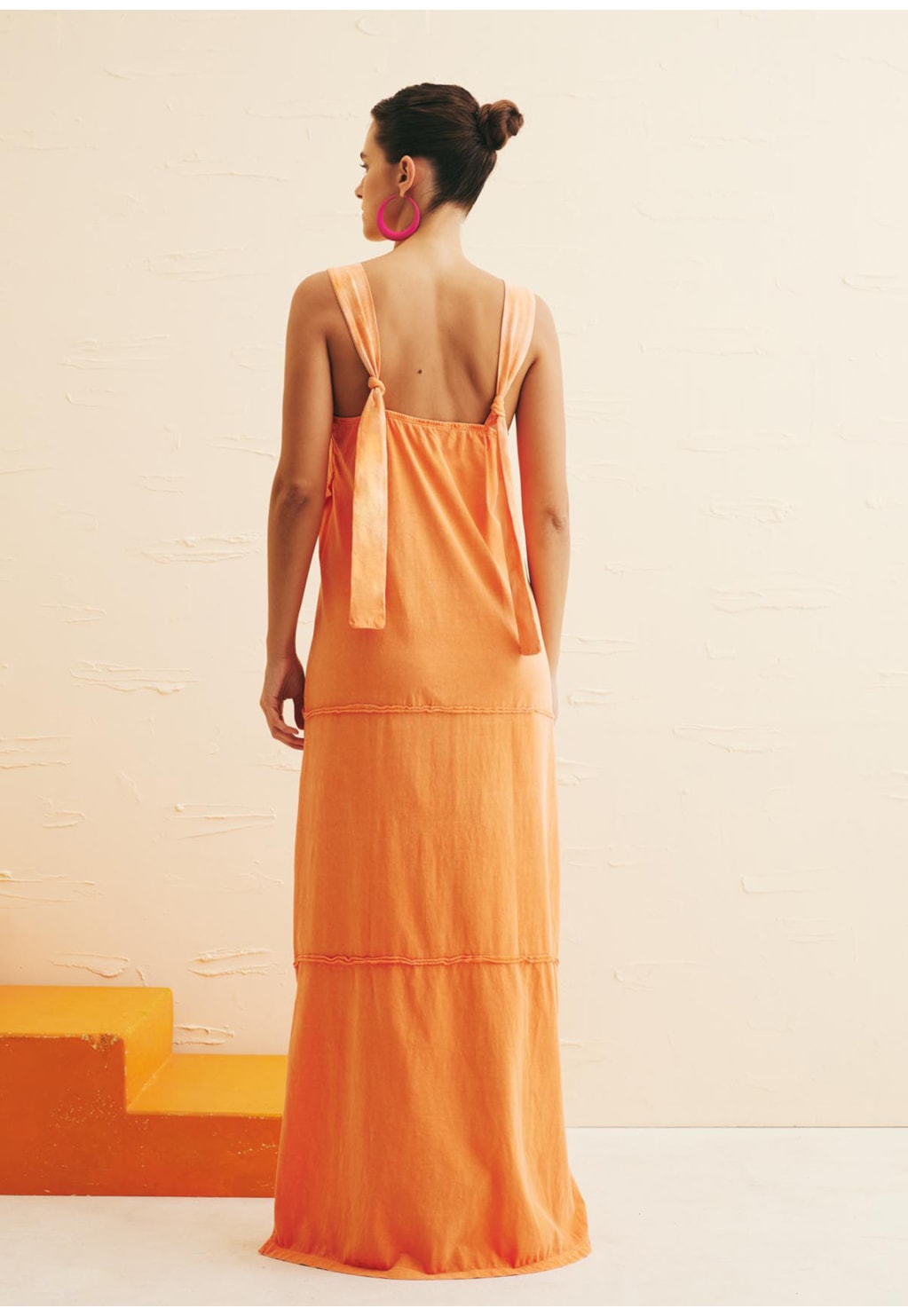 Vestido Longo Recortes