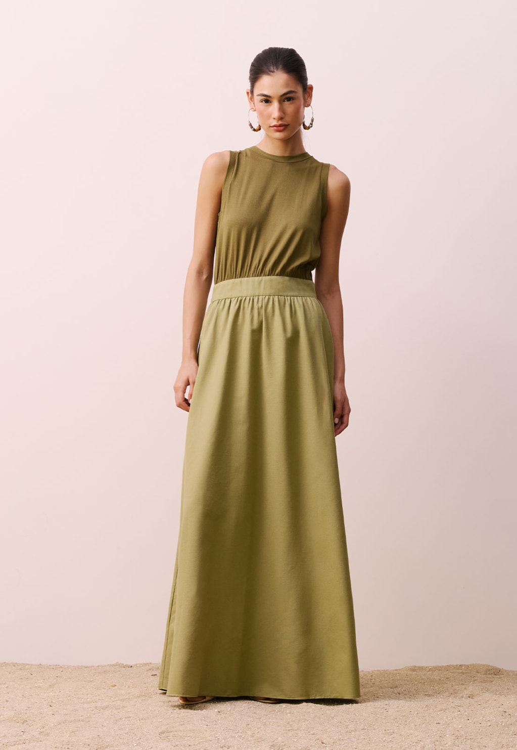 Vestido Longo Regata