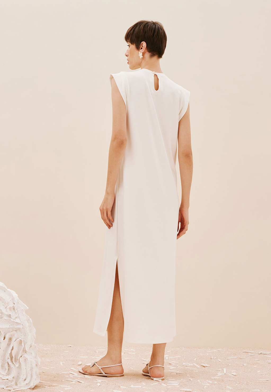 Vestido Longo Reto Muscle Tee 