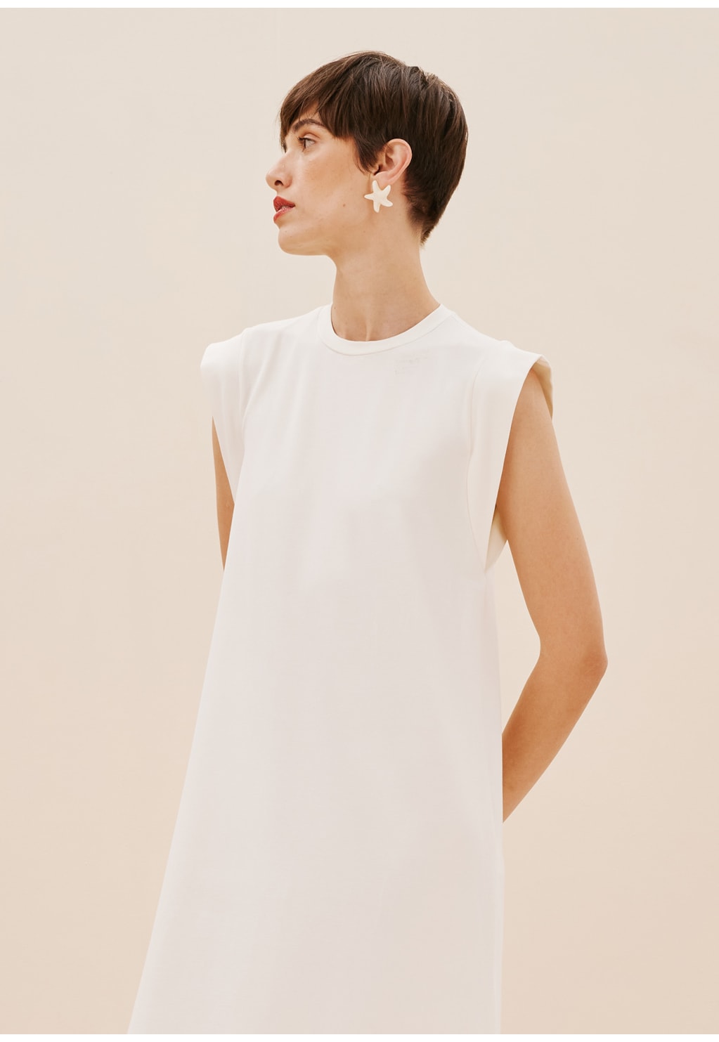 Vestido Longo Reto Muscle Tee 