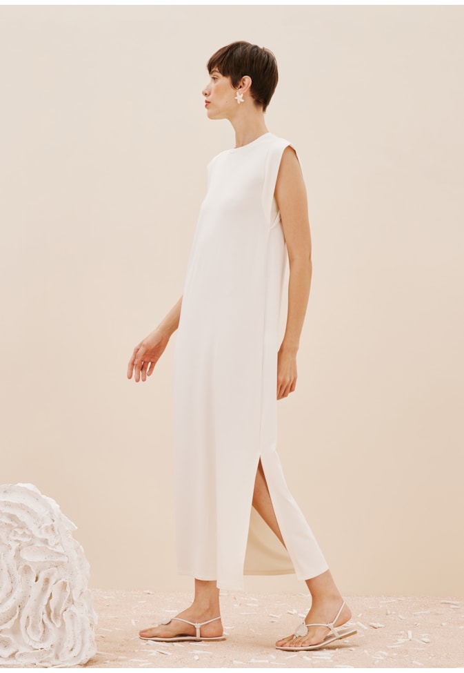 Vestido Longo Reto Muscle Tee 