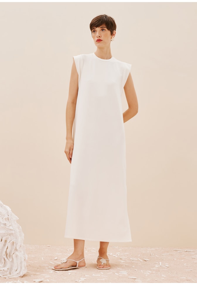 Vestido Longo Reto Muscle Tee 