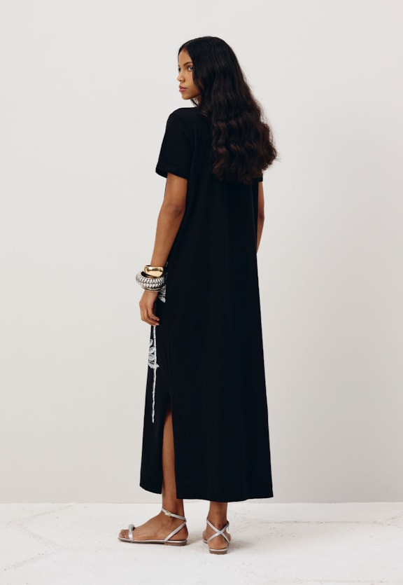 Vestido Longo Silk Vista Traseira