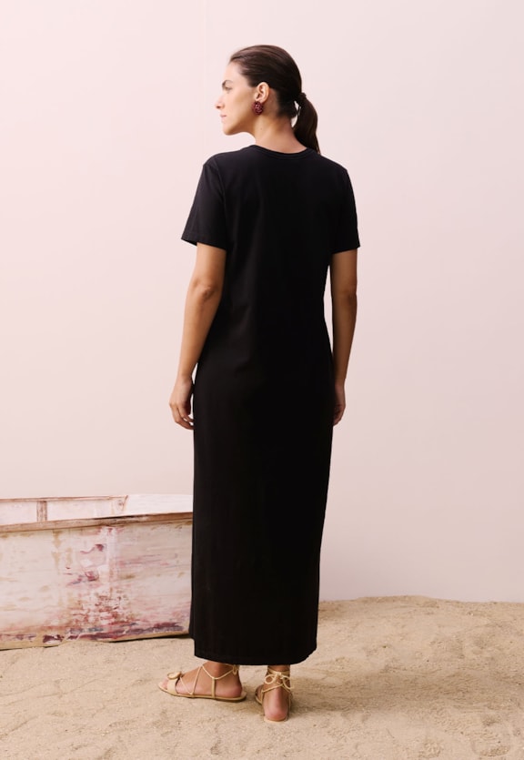Vestido Longo Silk Vista Traseira