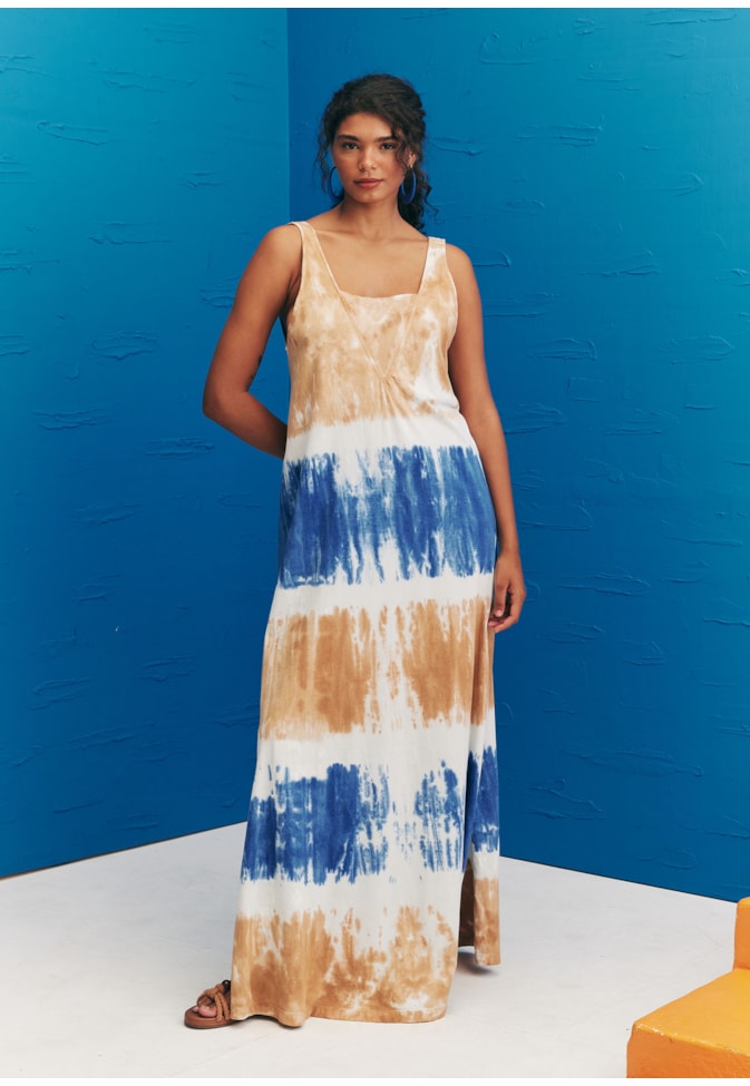 Vestido Longo Tie Dye