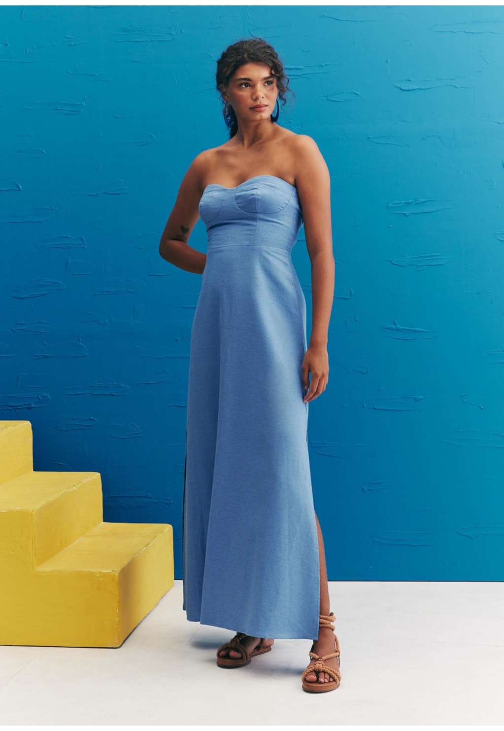 Vestido Longo Tomara Que Caia Bojo