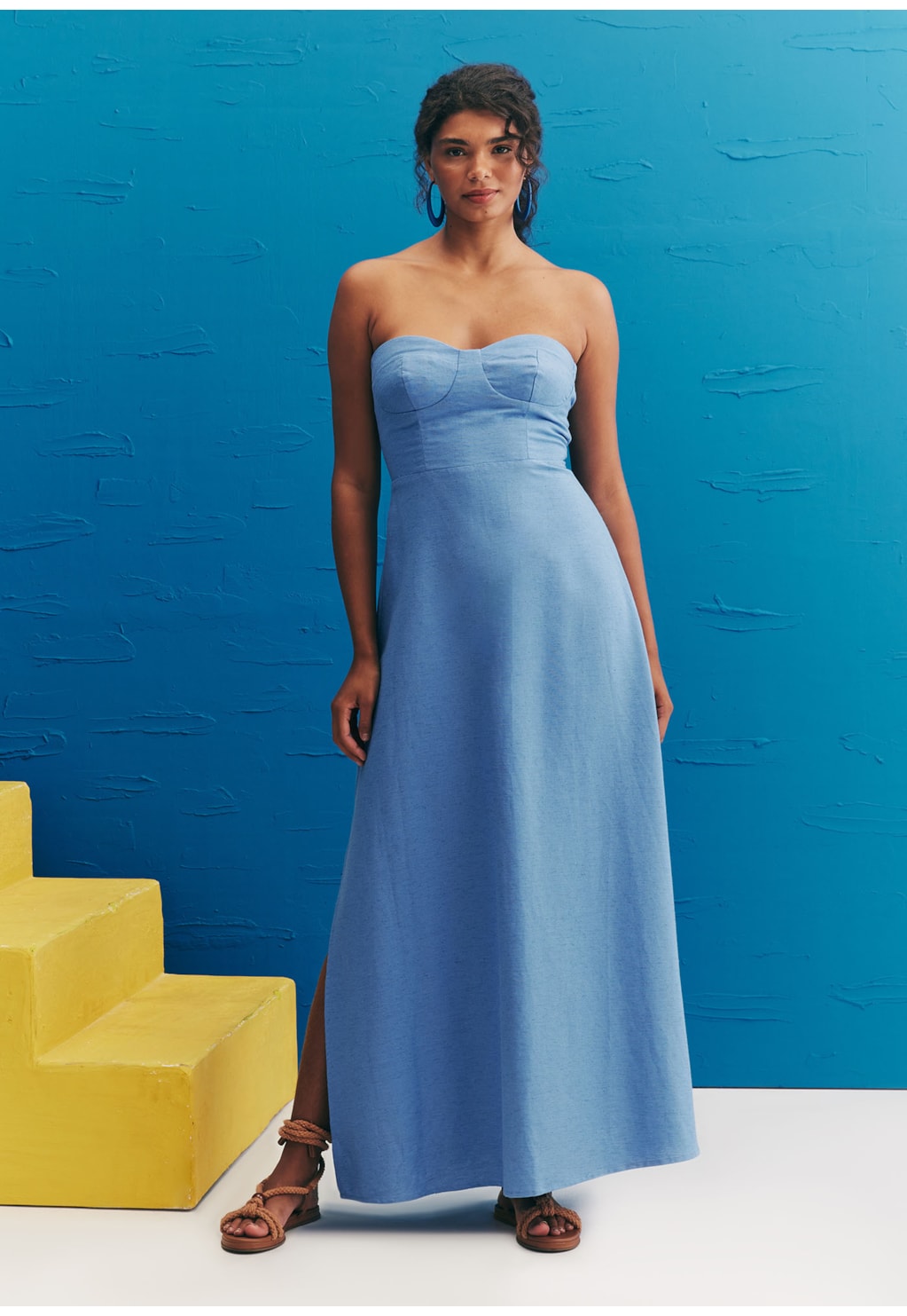 Vestido Longo Tomara Que Caia Bojo