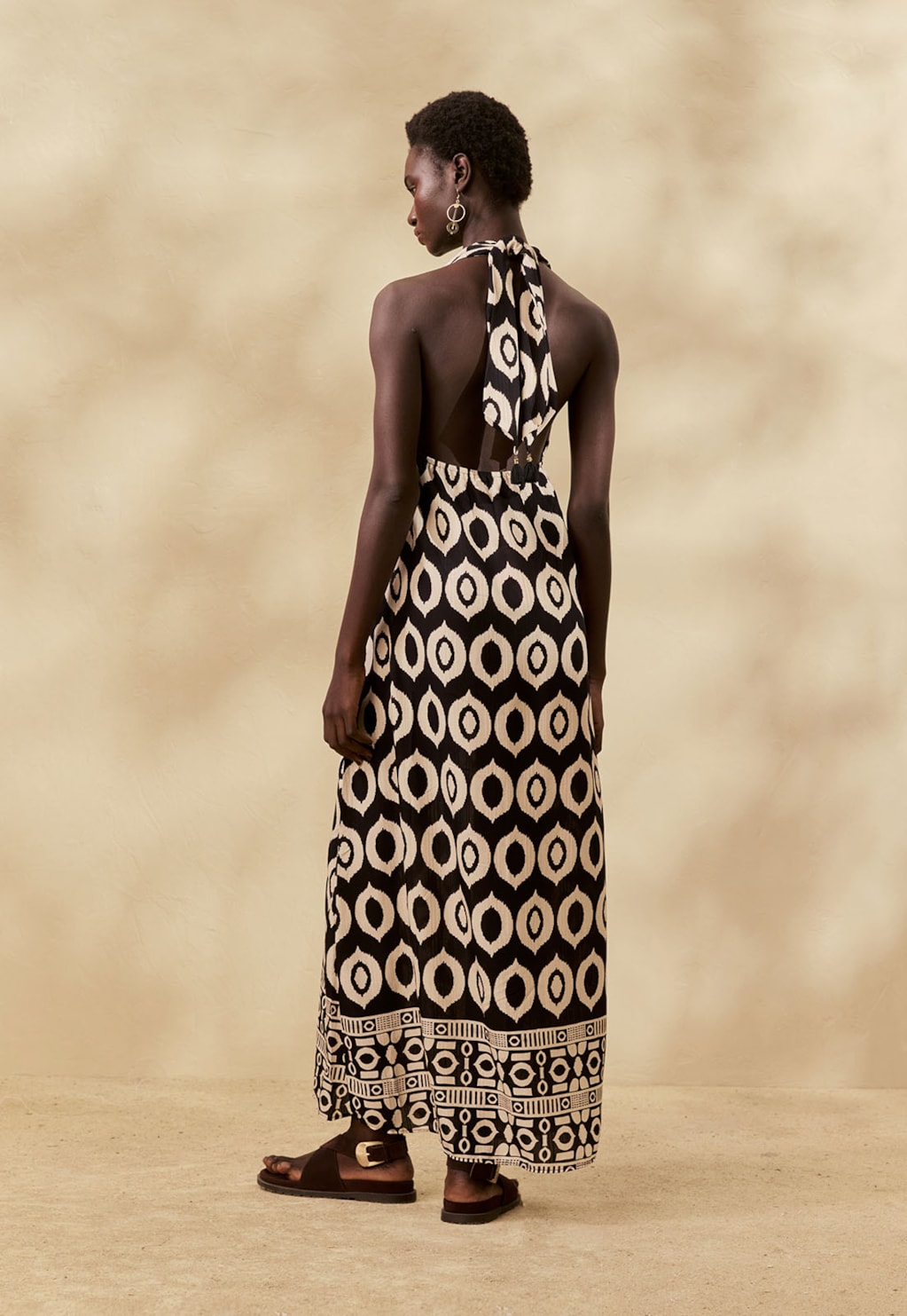 Vestido Maxi Midi Estampado Cacau Peruano
