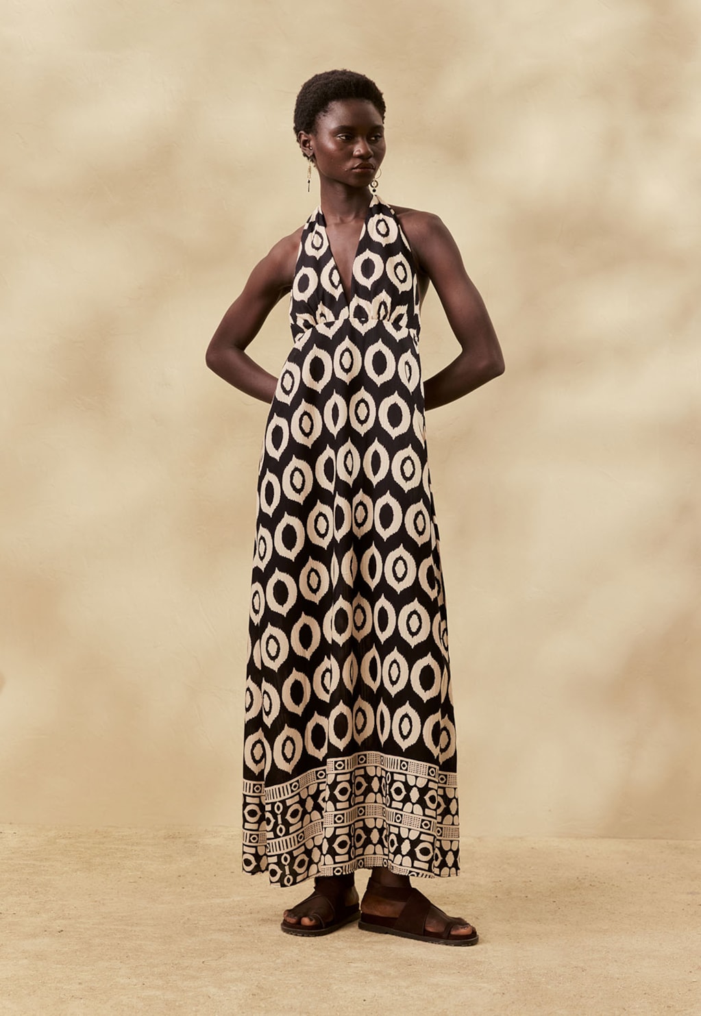 Vestido Maxi Midi Estampado Cacau Peruano