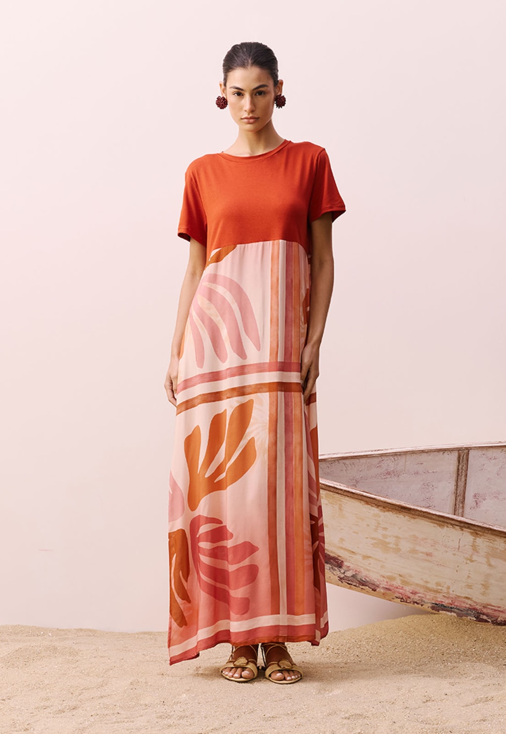 Vestido Maxi Midi Estampado Igarapés