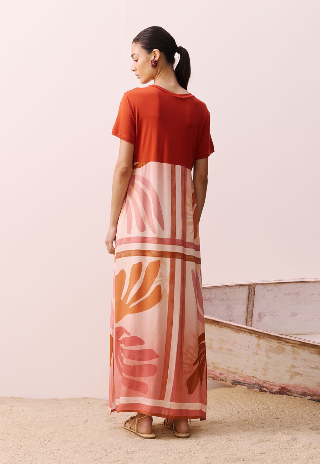 Vestido Maxi Midi Estampado Igarapés