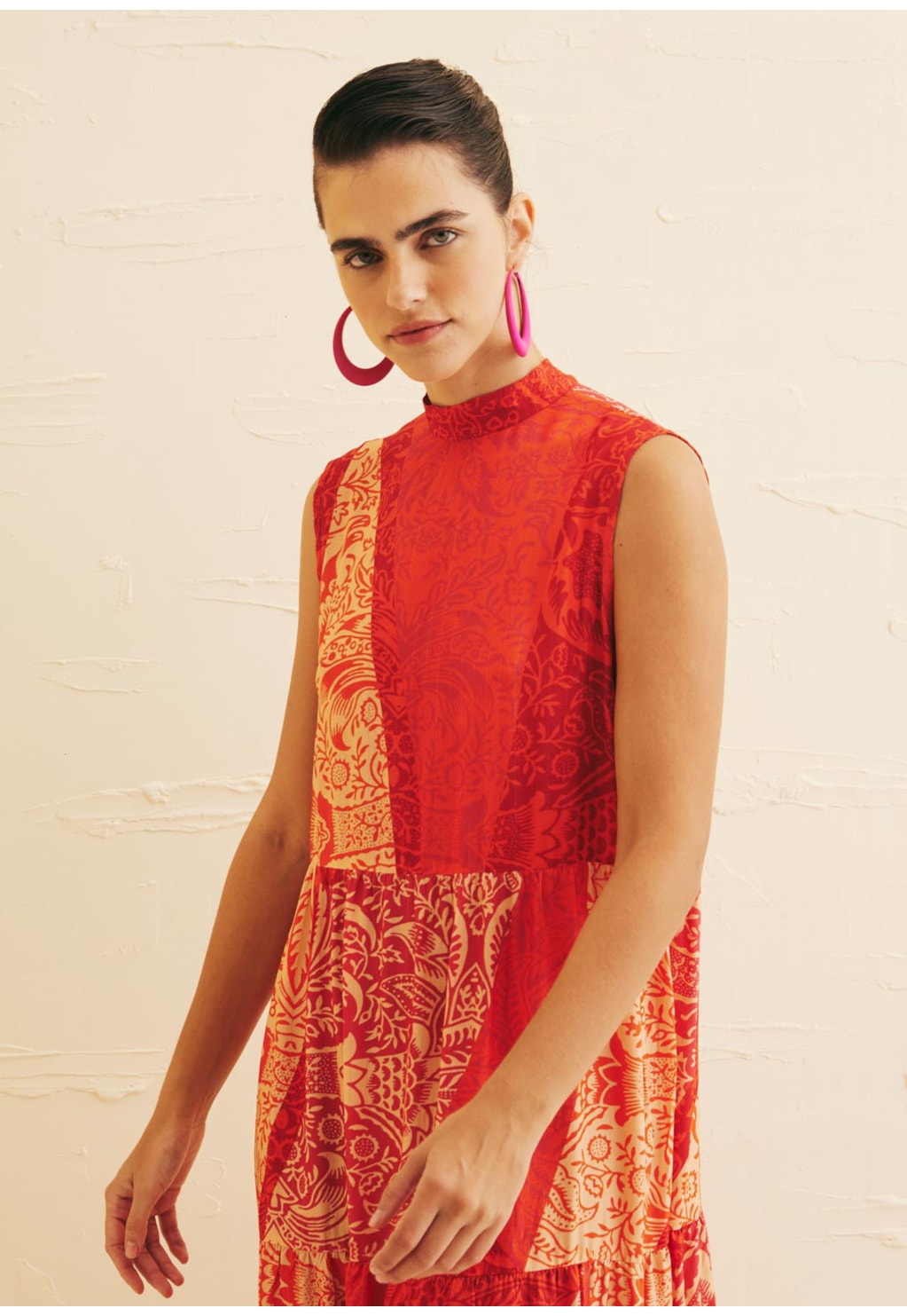 Vestido Maxi Midi Estampado Nueva Cáncion