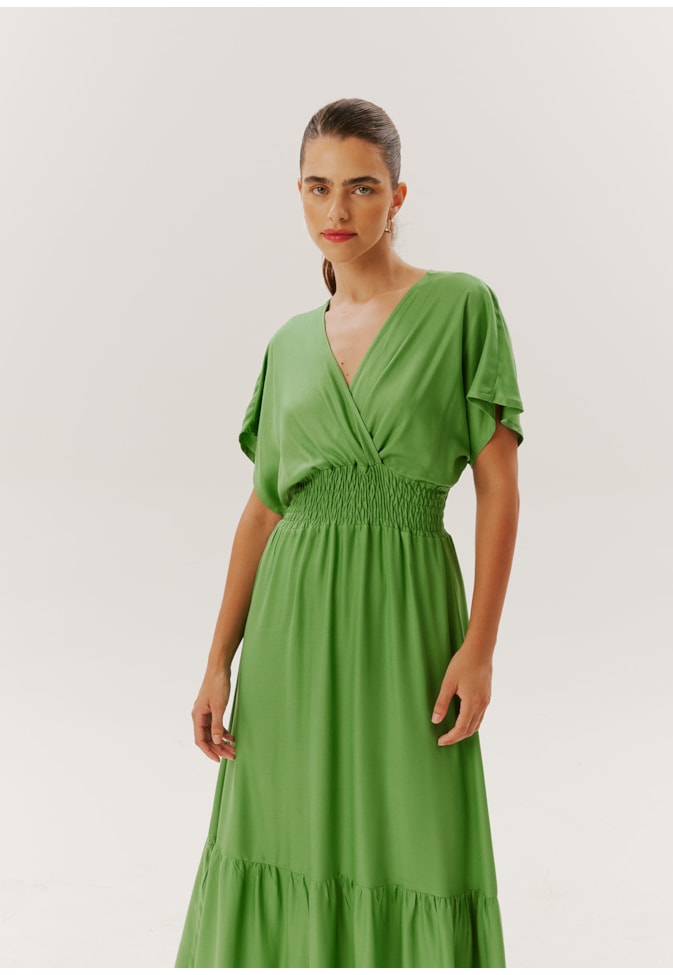 Vestido Maxi Midi Pala de Lastex