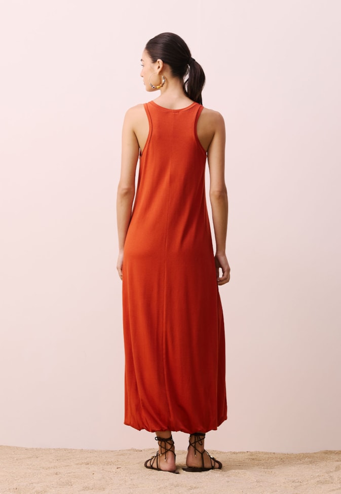 Vestido Midi Balonê Nadador