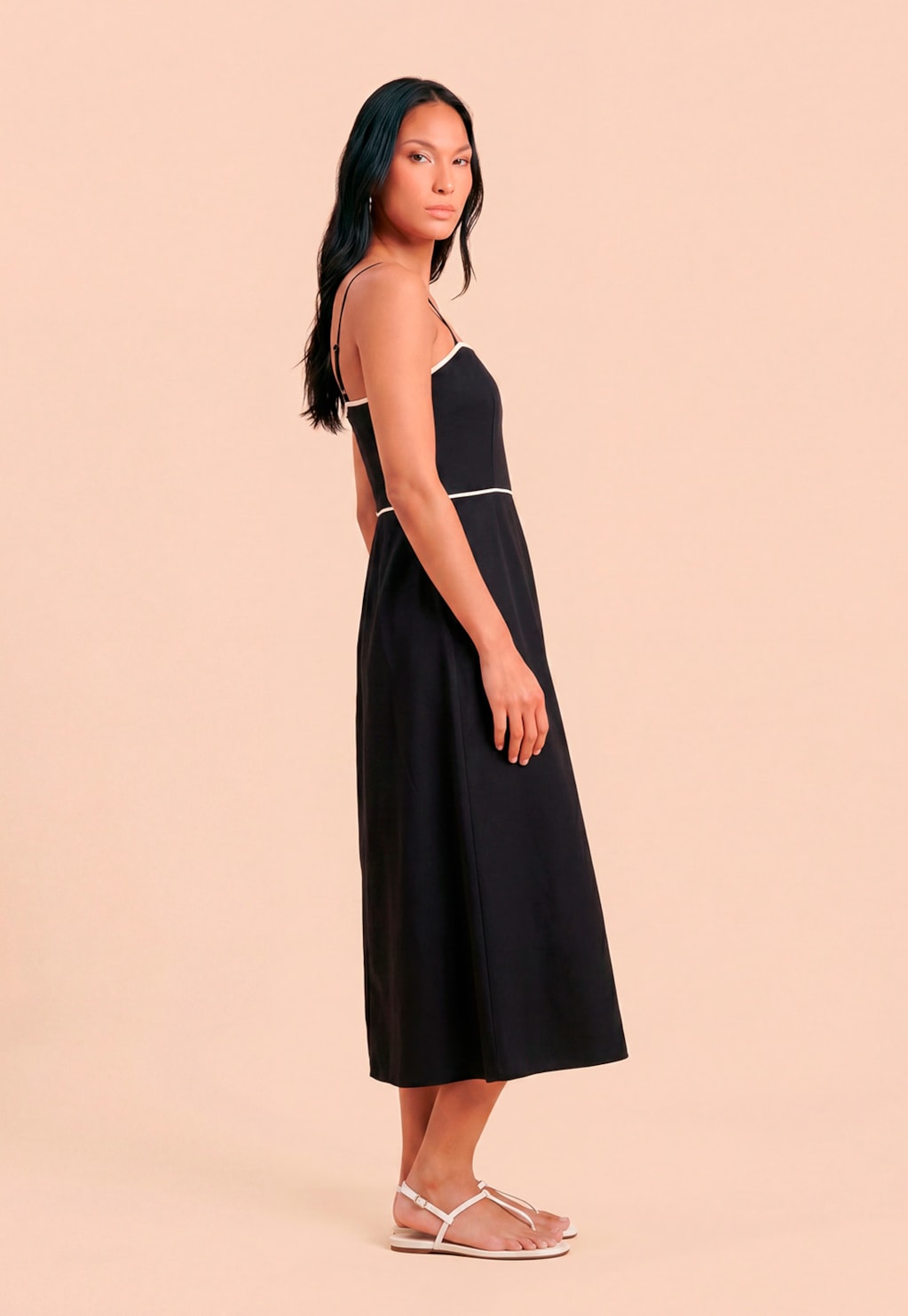 Vestido Midi Bordado Cashmere  