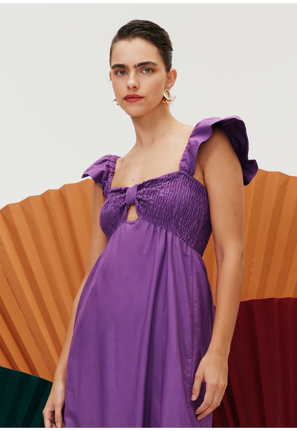 Vestido Midi Busto Lastex