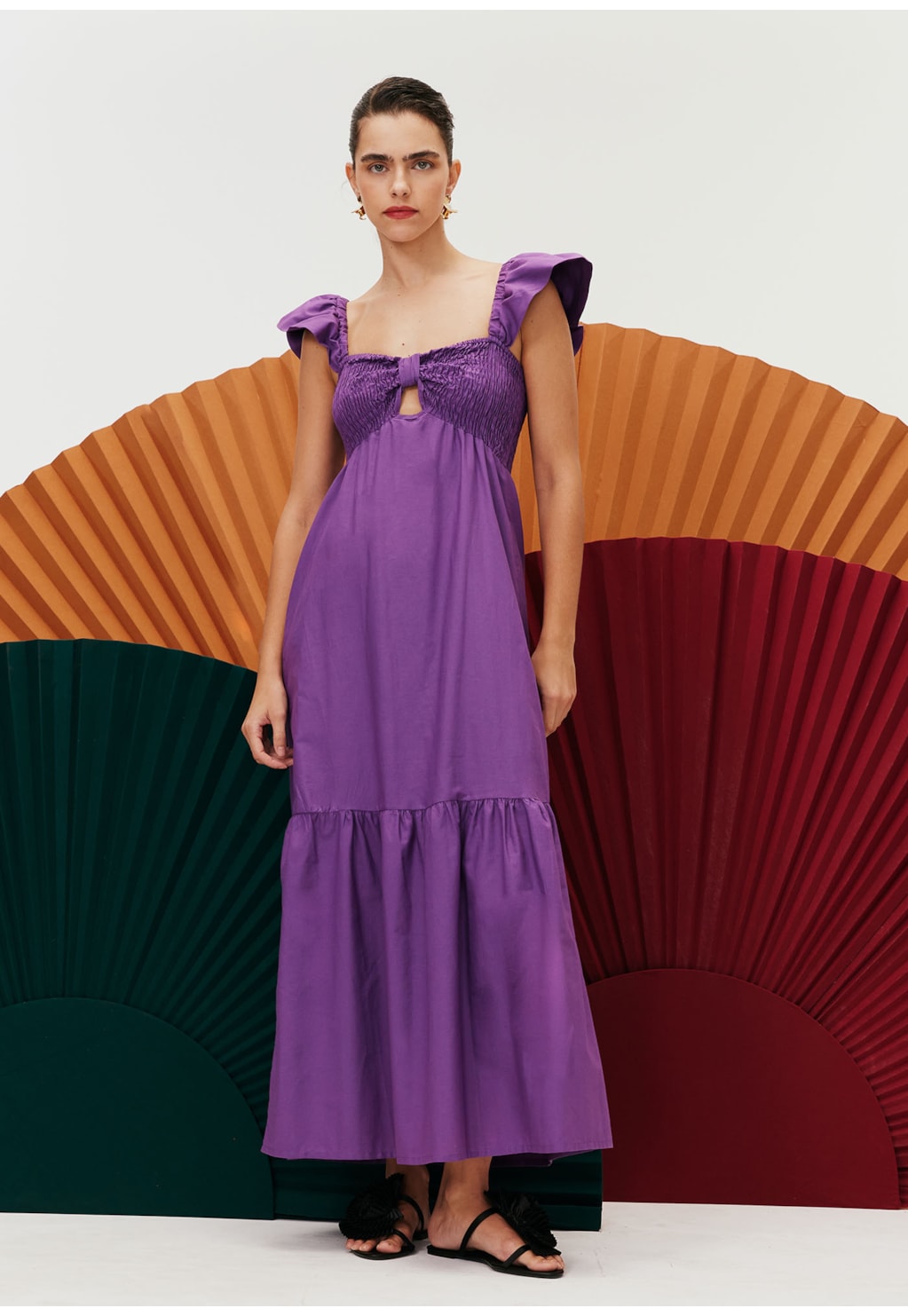 Vestido Midi Busto Lastex