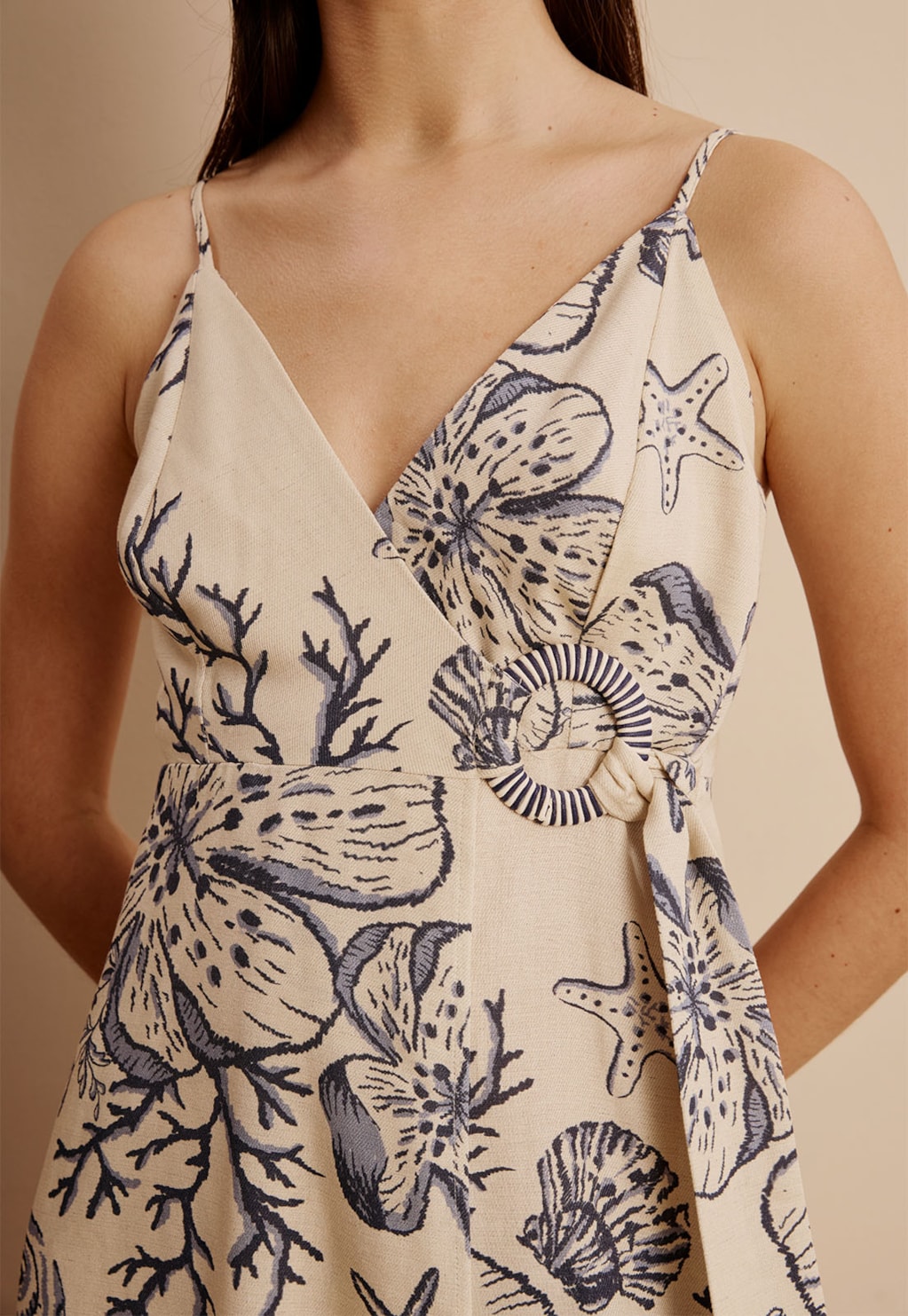 Vestido Midi Cachecouer Estampado Murere