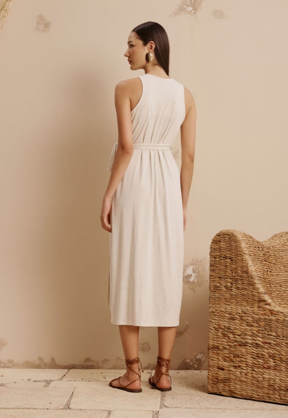 Vestido Midi Cachecouer Nadador Vista Traseira