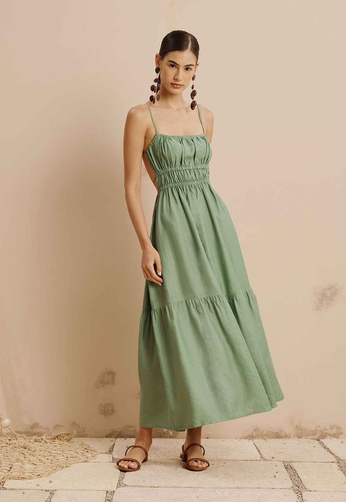 Vestido Midi Elástico Busto