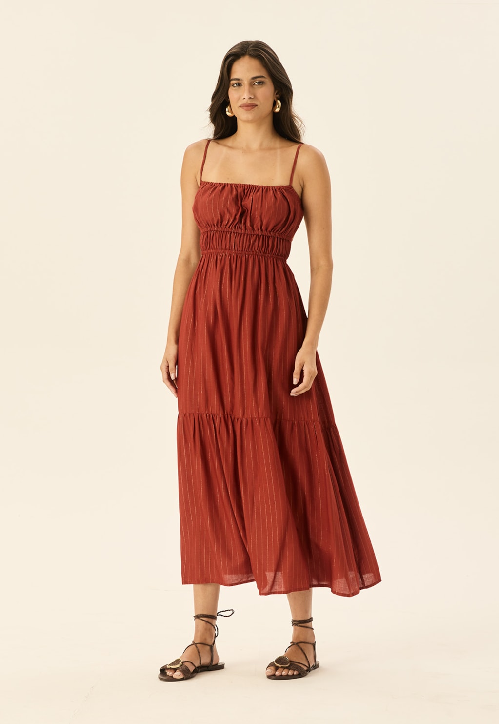 Vestido Midi Elástico Busto