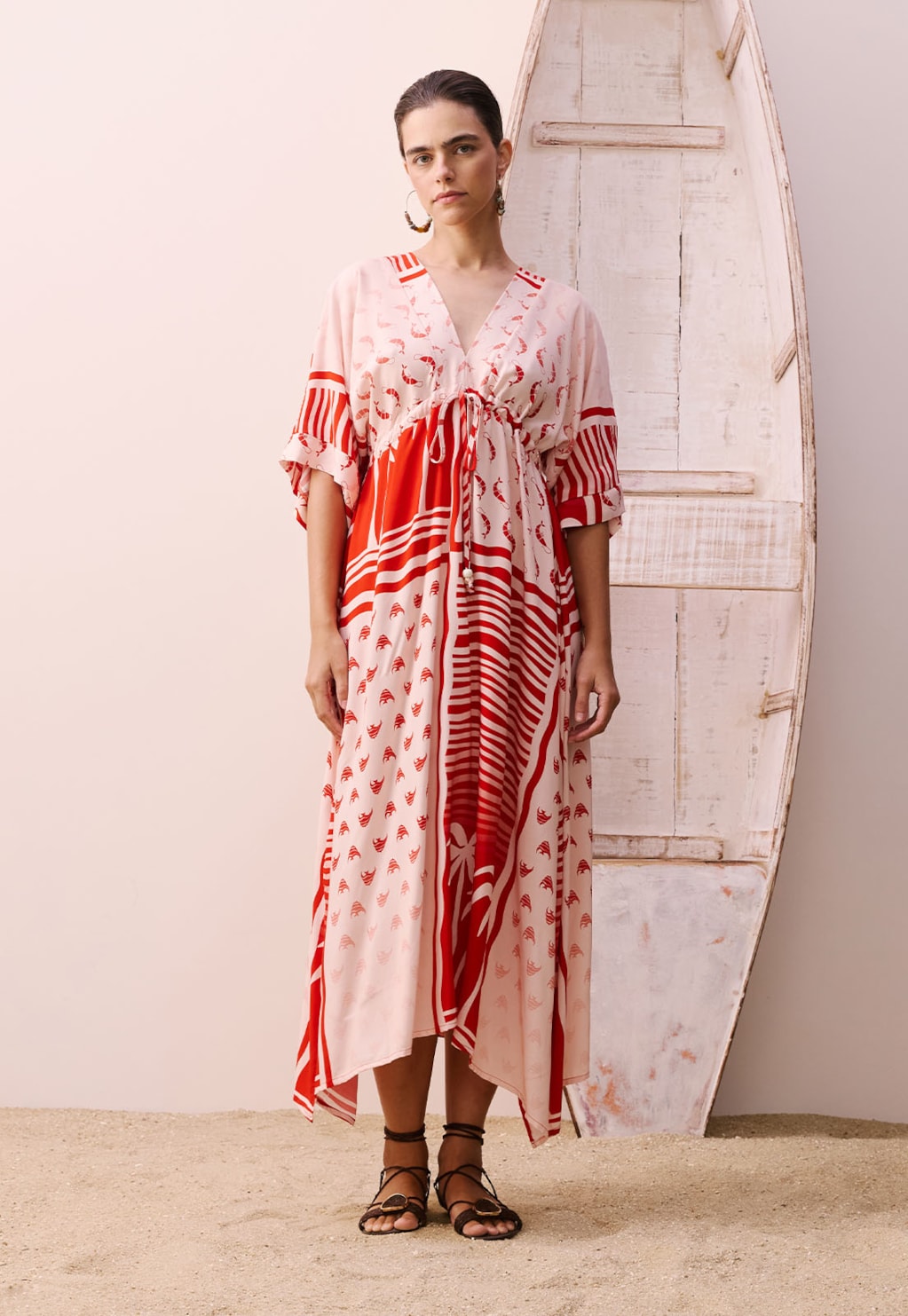 Vestido Midi Estampado Alter do Chão