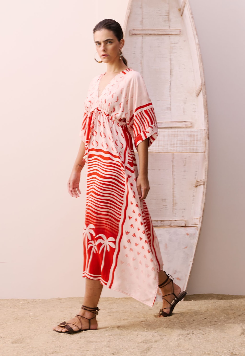 Vestido Midi Estampado Alter do Chão