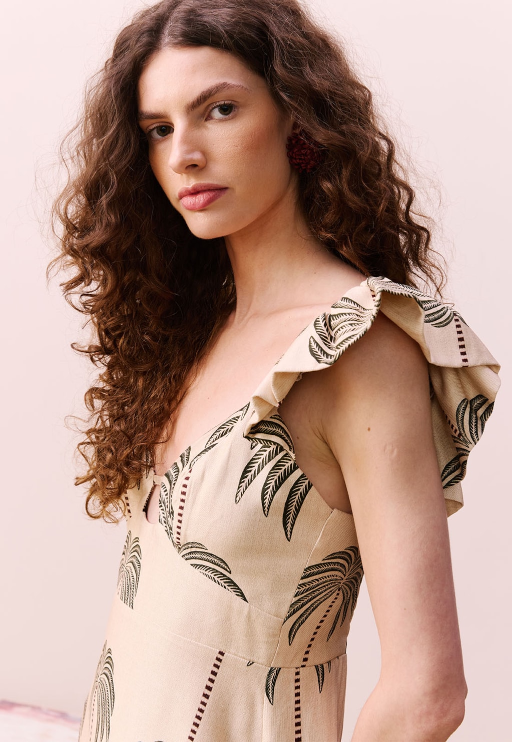 Vestido Midi Estampado Marabá