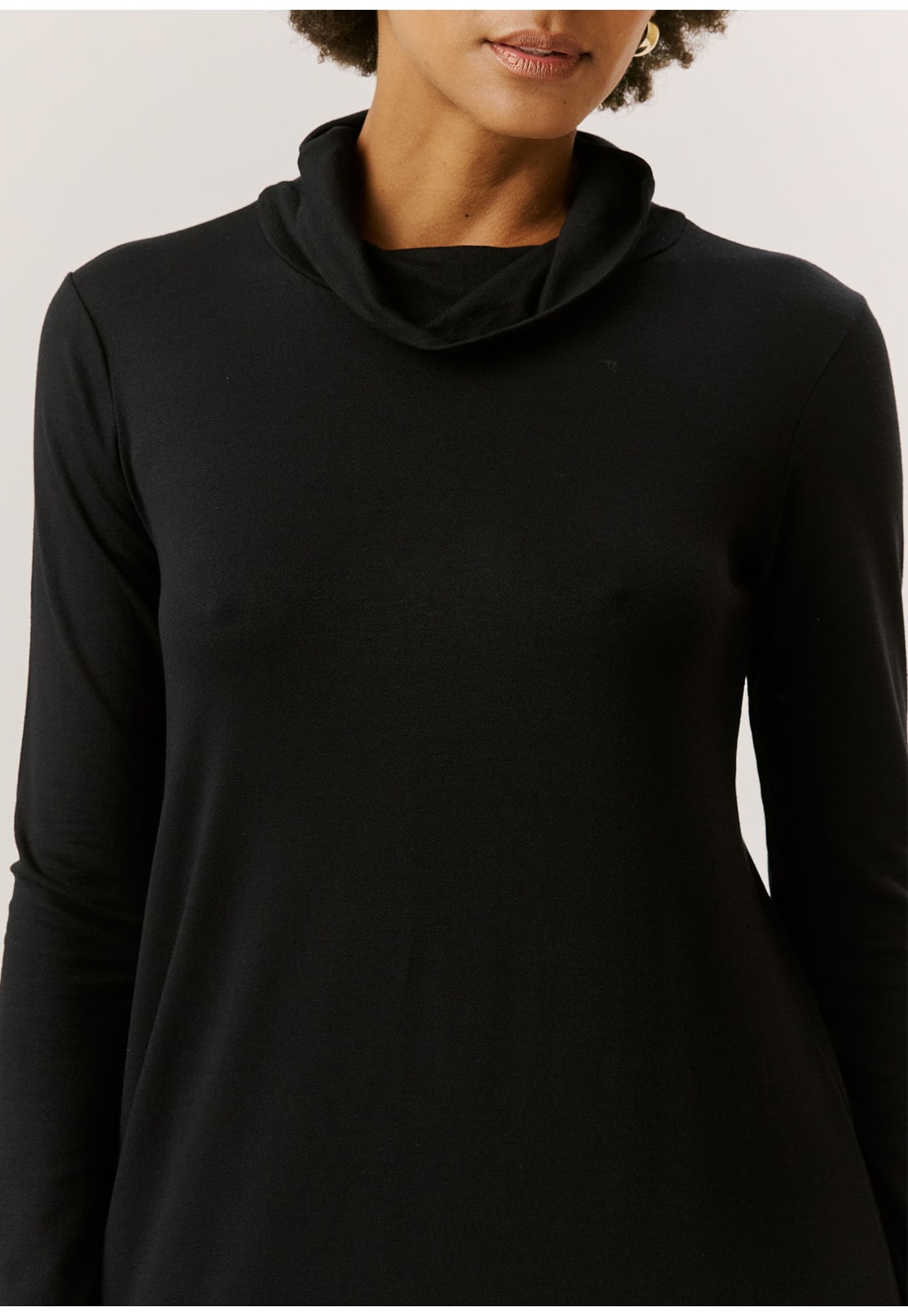 Vestido Midi Gola Alta Degage