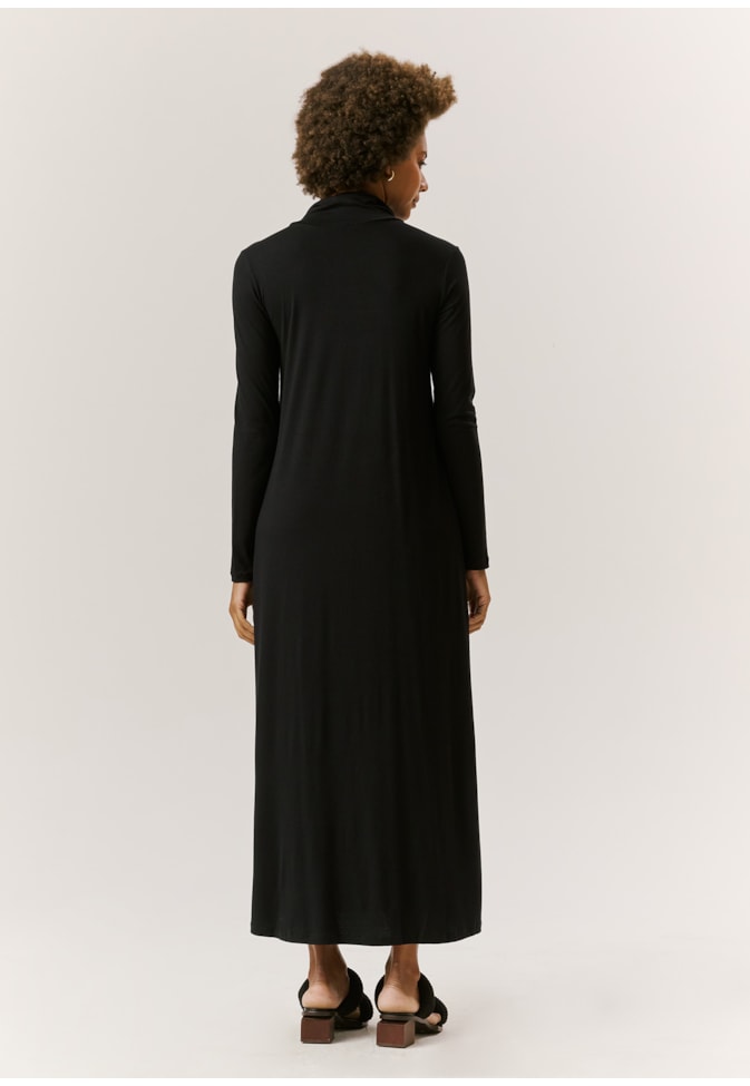 Vestido Midi Gola Alta Degage