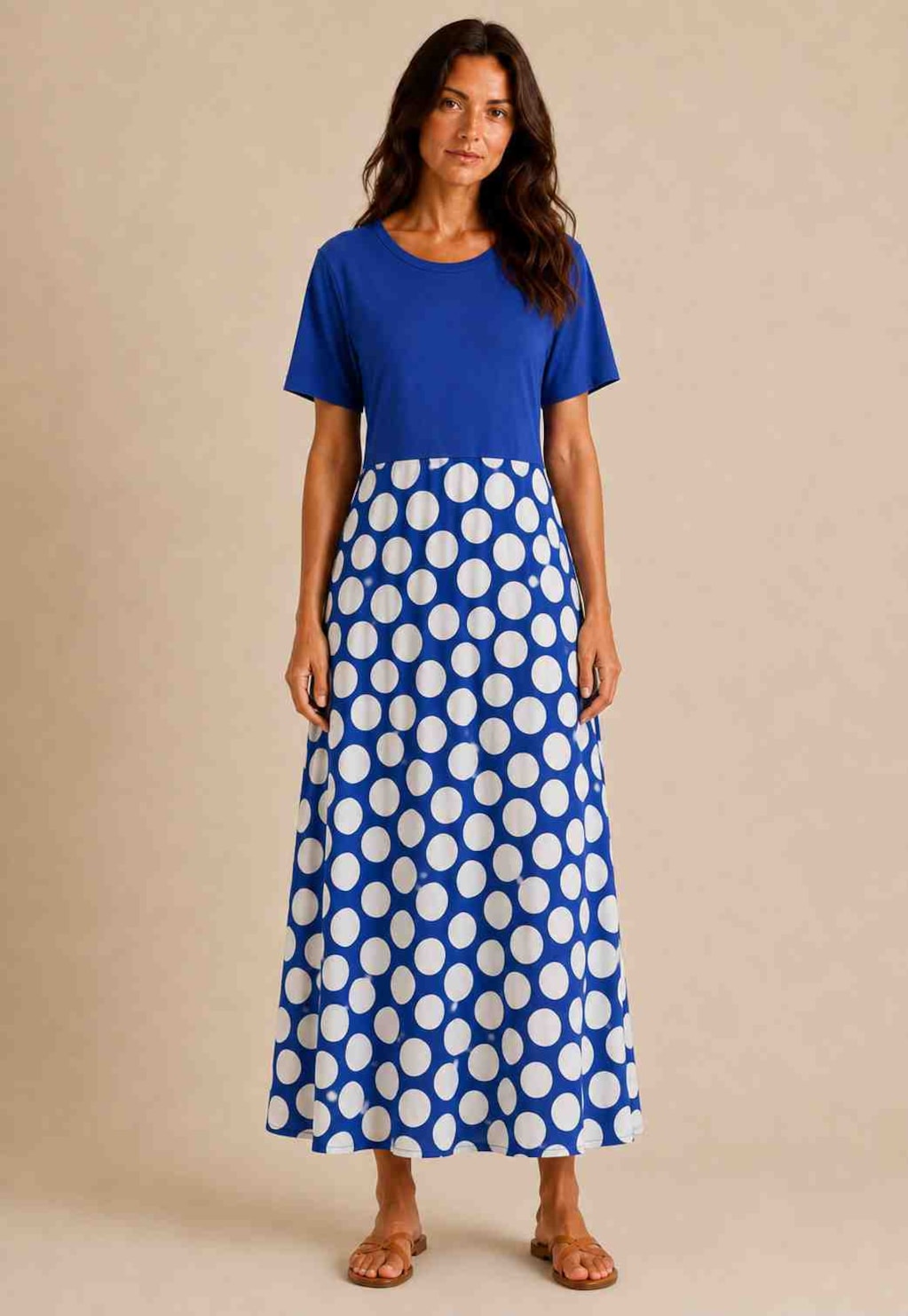Vestido Midi Mix Estampado