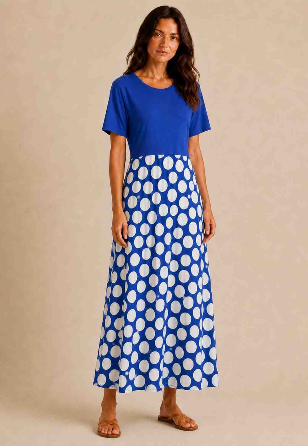 Vestido Midi Mix Estampado