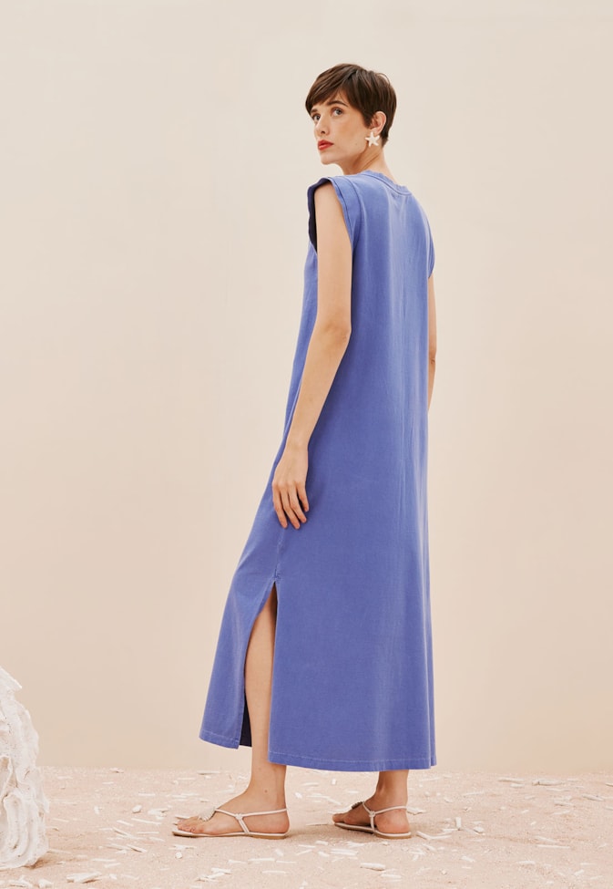 Vestido Midi Muscle Tee Silk Lagosta