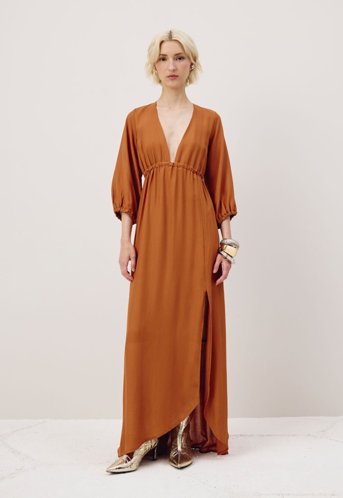 Vestido Midi Pala Elástico