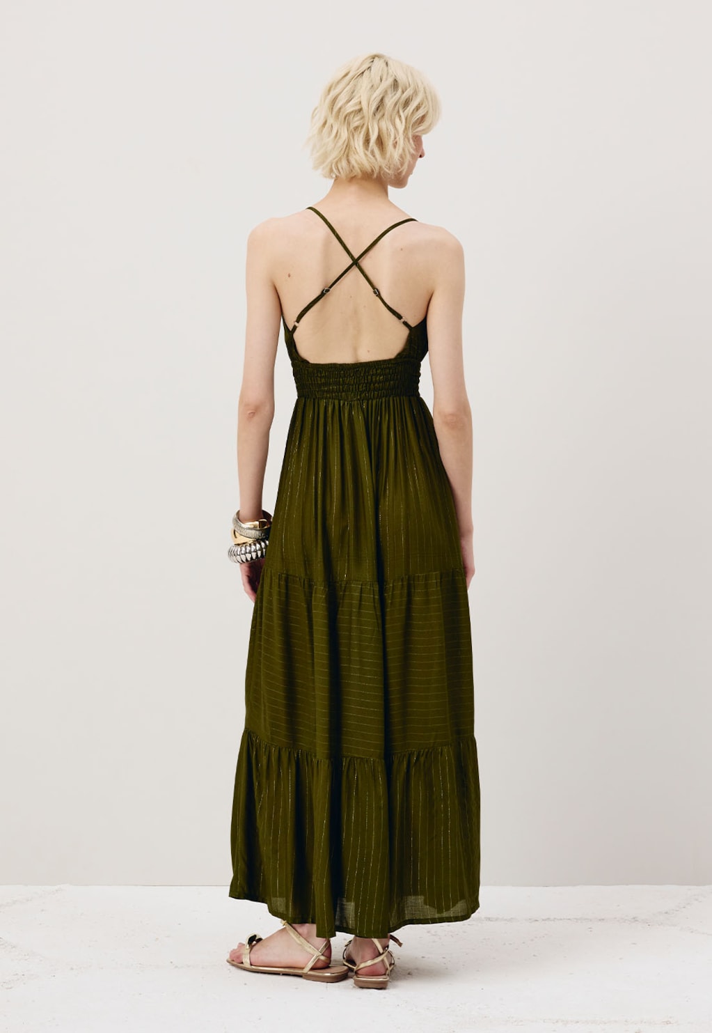 Vestido Midi Pala Lastex