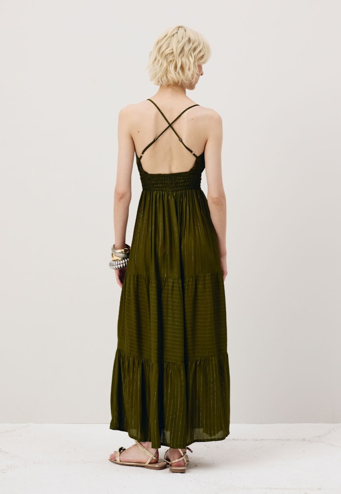 Vestido Midi Pala Lastex