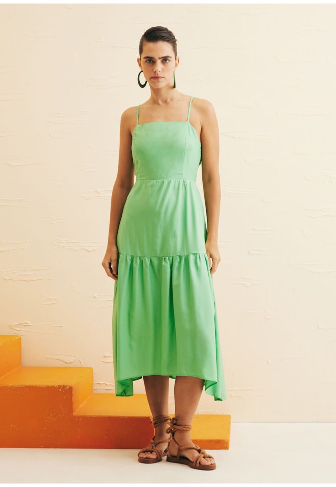 Vestido Midi Pala Quadril