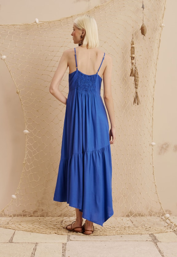 Vestido Midi Passador Peixe Vista Traseira