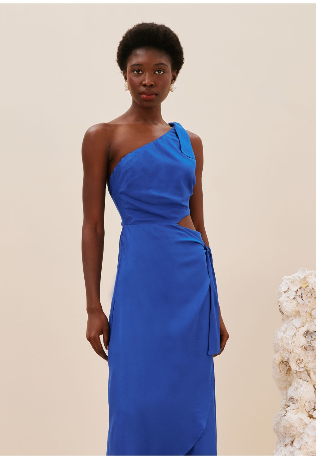 Vestido Midi Saia Transpassada