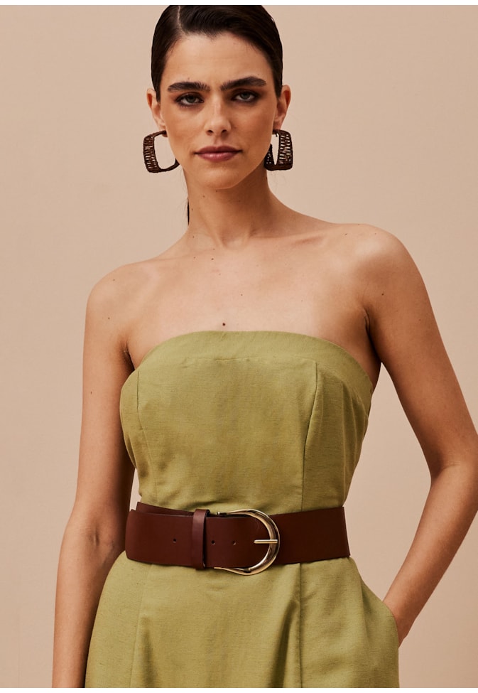 Vestido Midi Tomara Que Caia