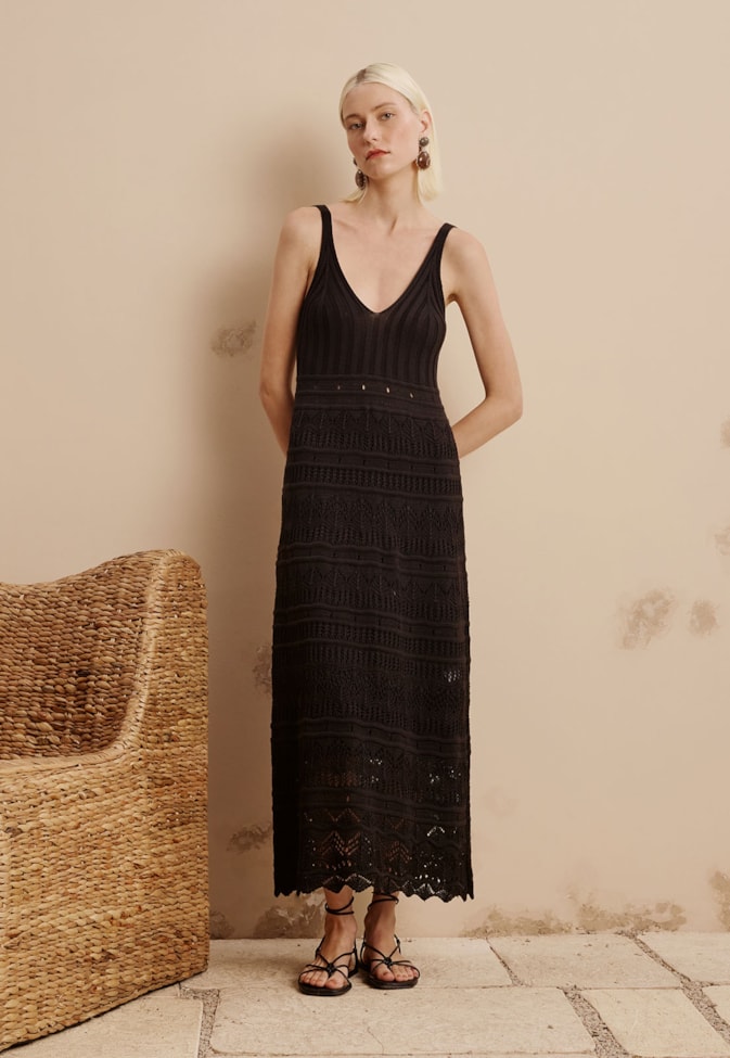 Vestido Midi Tricot
