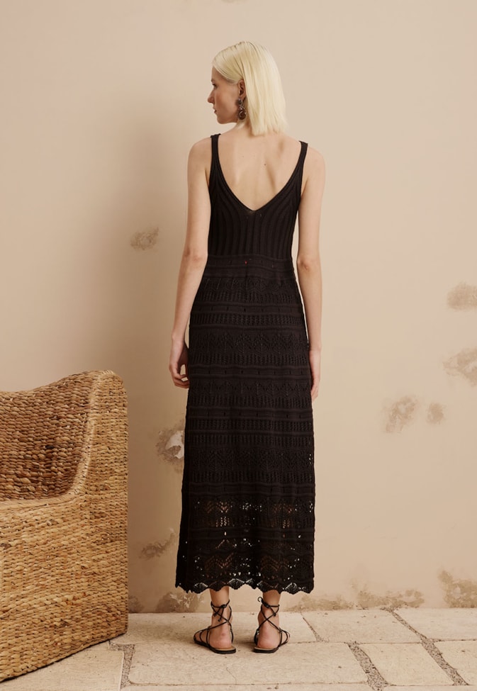 Vestido Midi Tricot