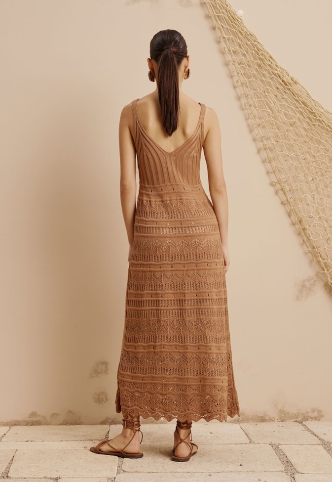 Vestido Midi Tricot