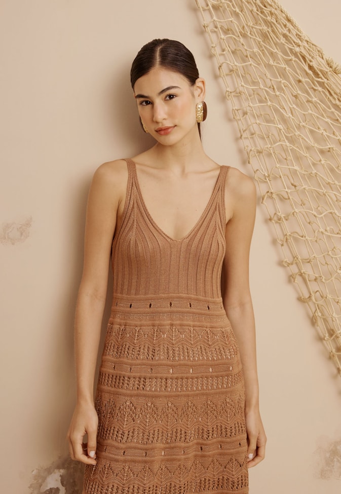 Vestido Midi Tricot