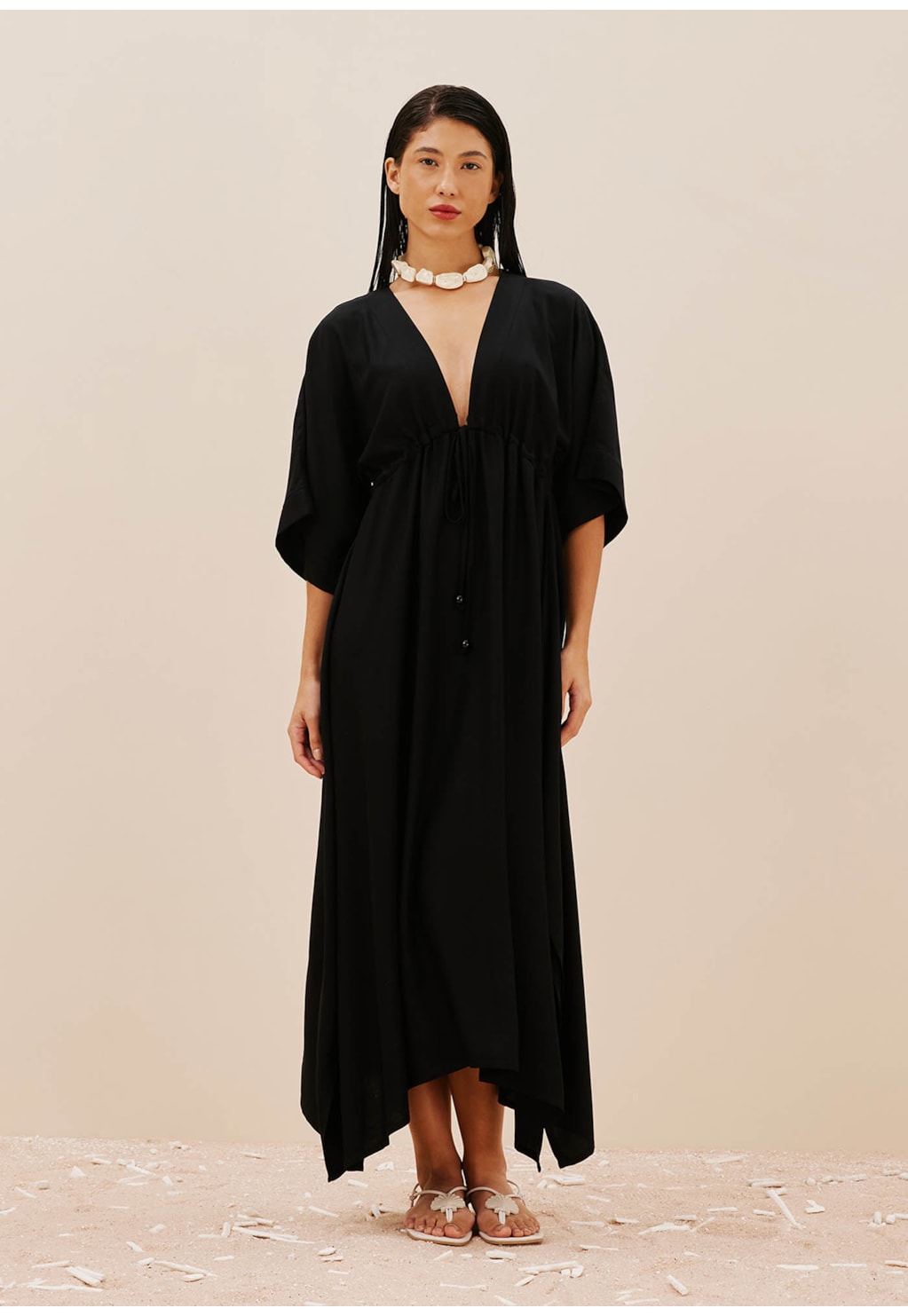 Vestido Midi Tunel Cintura