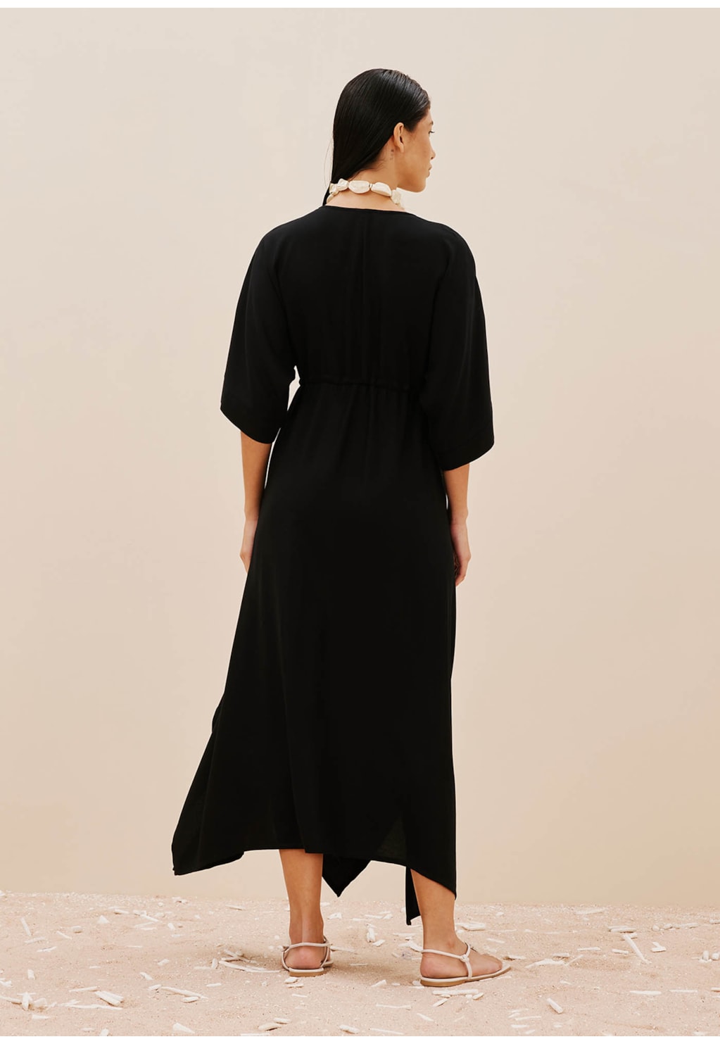 Vestido Midi Tunel Cintura